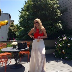 Beautiful pleated maxi skirt in great condition!